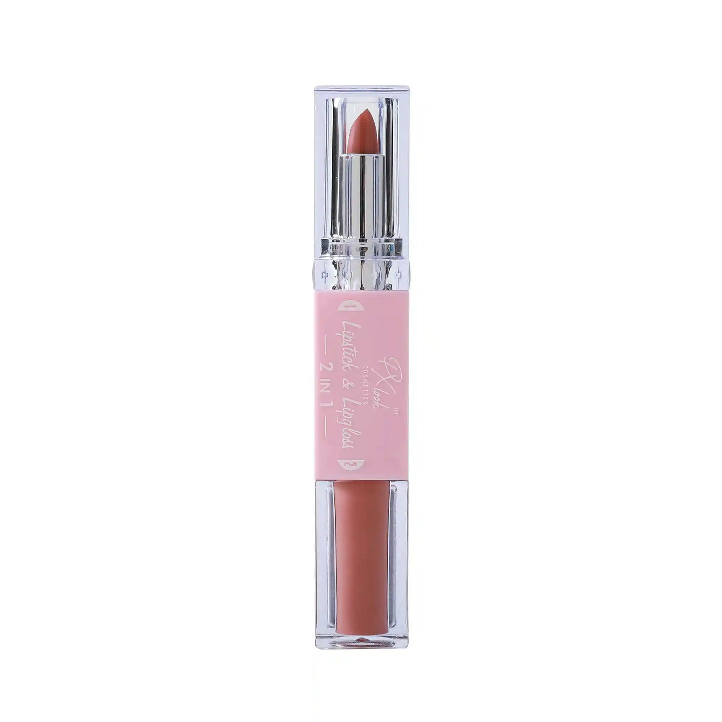 2-in-1 Lipstick and Lip Gloss Combo