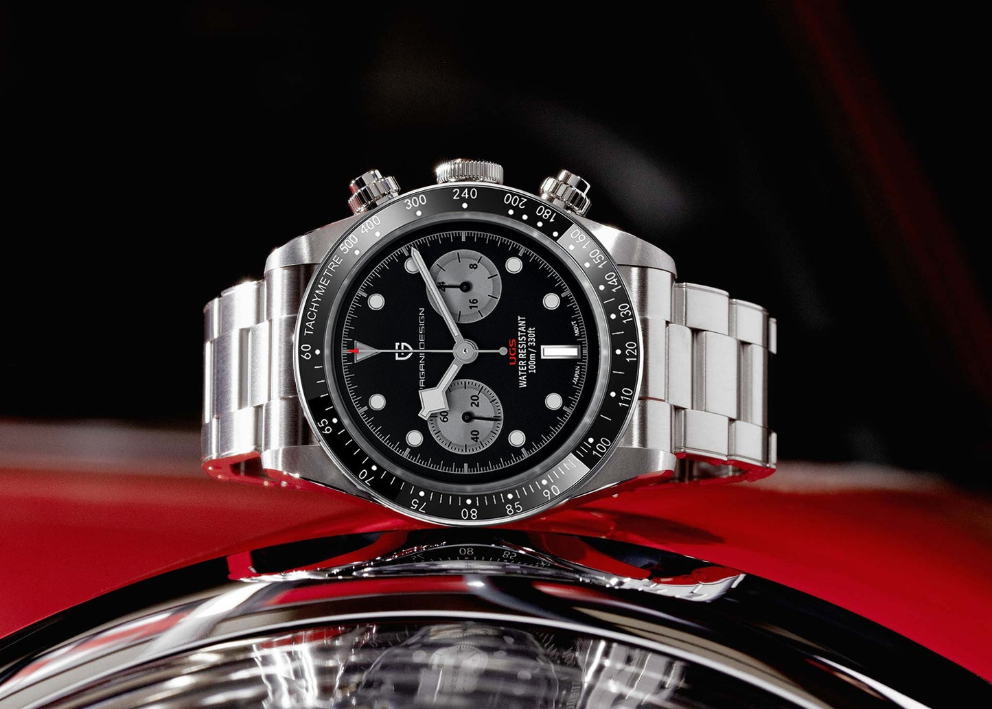 Elevate Your Style: Unveiling the 2023 New BB Panda Retro Sport Chronograph Luxury Quartz Watch for Men with Sapphire Mirror and 10Bar Waterproof Design