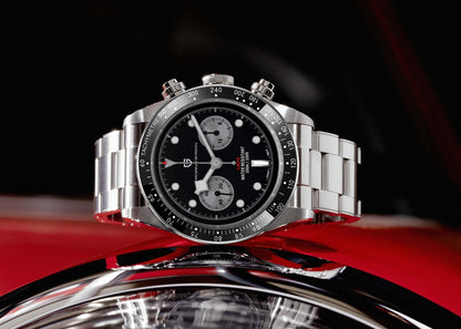 Elevate Your Style: Unveiling the 2023 New BB Panda Retro Sport Chronograph Luxury Quartz Watch for Men with Sapphire Mirror and 10Bar Waterproof Design