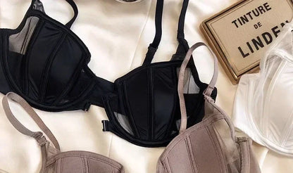 Sexy Push-Up Bra for Small Breasts – Front Buckle Underwire - Femstylo