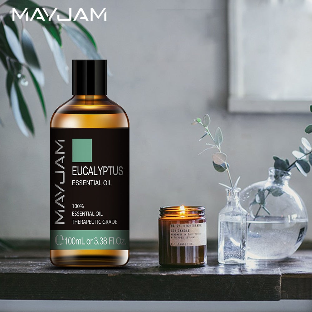 100ml Pure Natural Tea Tree Sandalwood Essential Oils Diffuser Plant Lavender Mint Vanilla Rosemary Eucalyptus Essential Oil