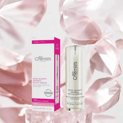 skinChemists Rose Quartz Mineral Facial Serum 30ml Twin Value Savings Pack