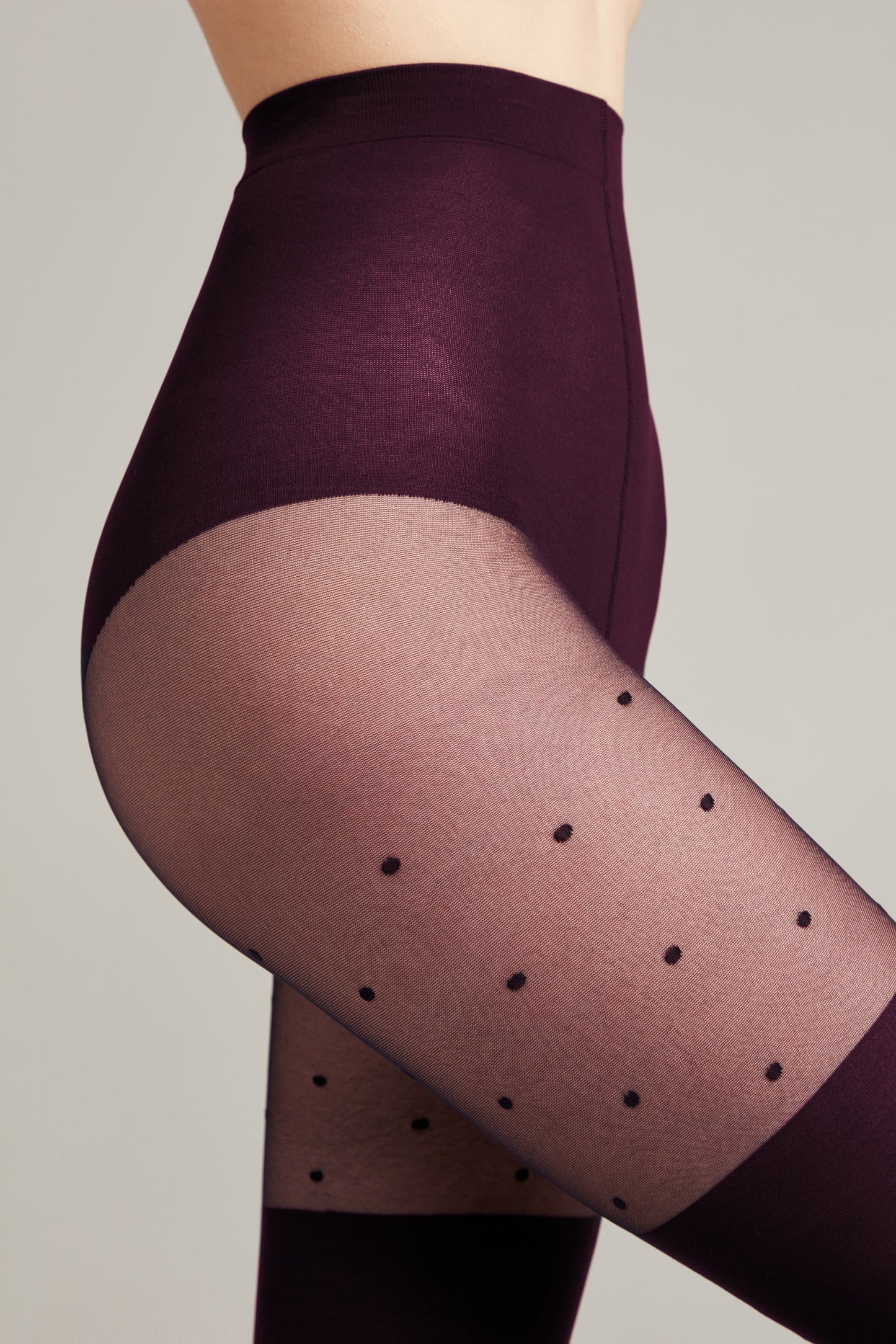 Fantasy Tights Conte Sensation - Polka Dots Stockings Imitation