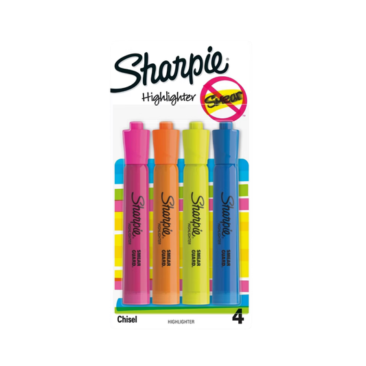 Sharpie Highlighters (4 pack, Assorted Colors)