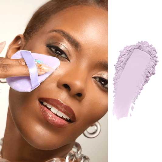 Slay the Bake Soft Focus, No Filter Lavender Blurring Powder