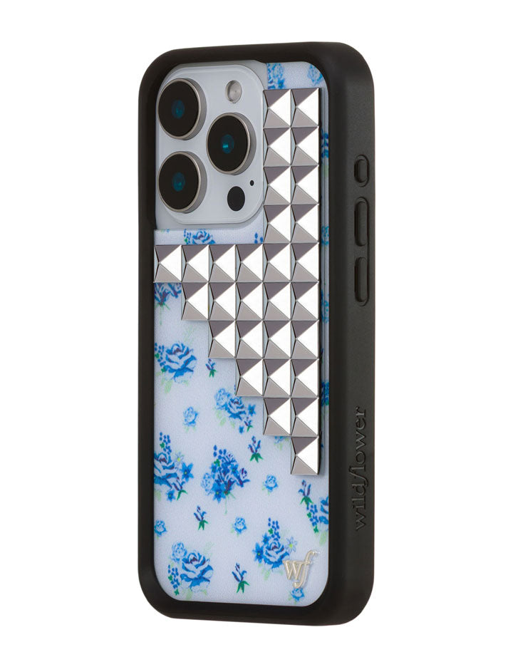 Forget Me Not Floral Stud iPhone Case