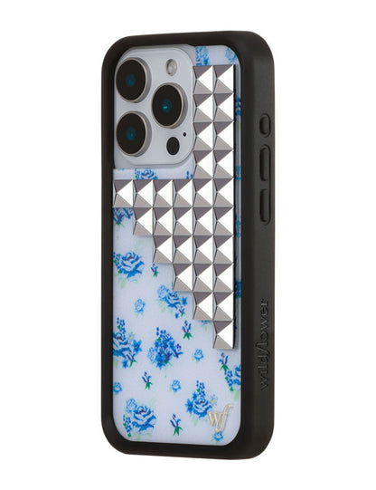 Forget Me Not Floral Stud iPhone Case