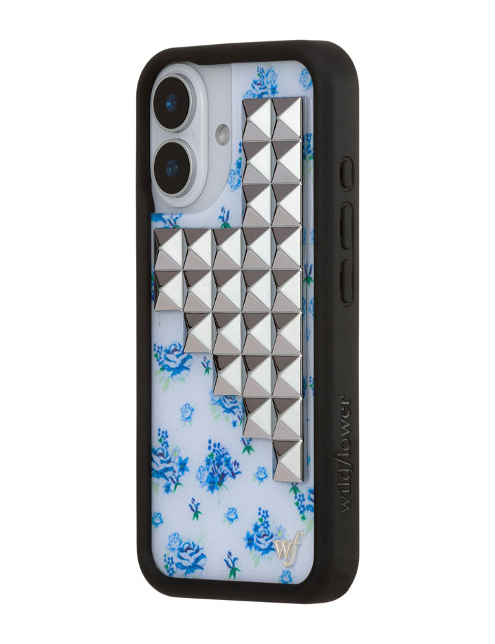 Forget Me Not Floral Stud iPhone Case