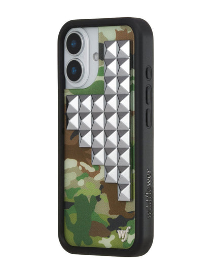 Cat Camo Stud iPhone Case