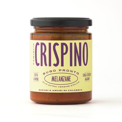 Famiglia Crispino Calabrese Eggplant Pasta Sauce — Melanzane Sugo