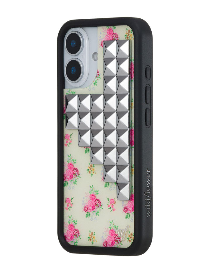 Vintage Floral Stud iPhone Case