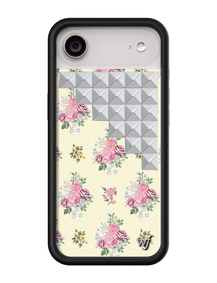 Vintage Floral Stud iPhone Case