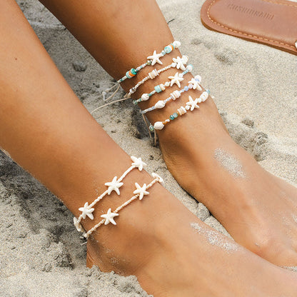 Sunny Seastar Anklet