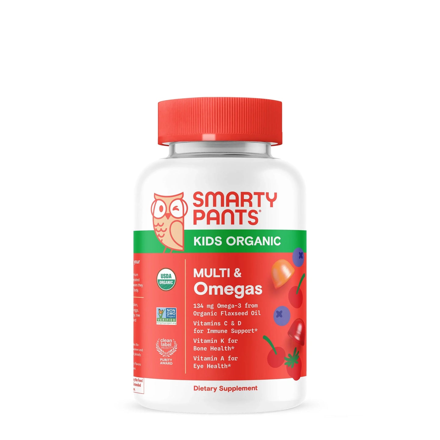 SmartyPants Kids Organic Multivitamin Gummies - 90 Count