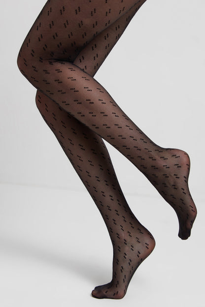 Fantasy Tights Conte Street - Triple Dot Pattern