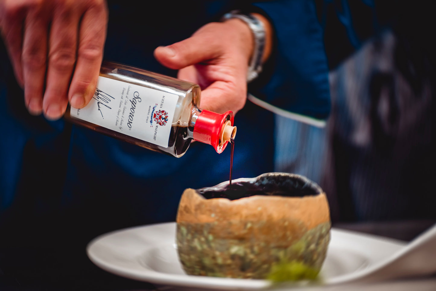 Acetaia Malpighi Saporoso Balsamic Vinegar of Modena — Rich & Savory Italian Condiment