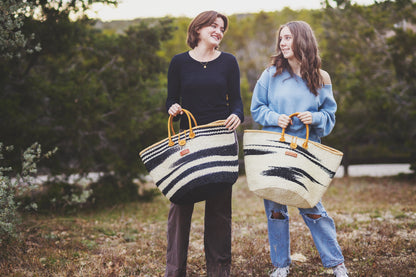 Balance Peace Handmade Sisal Straw Basket Tote Bag
