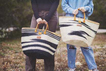 Balance Peace Handmade Sisal Straw Basket Tote Bag