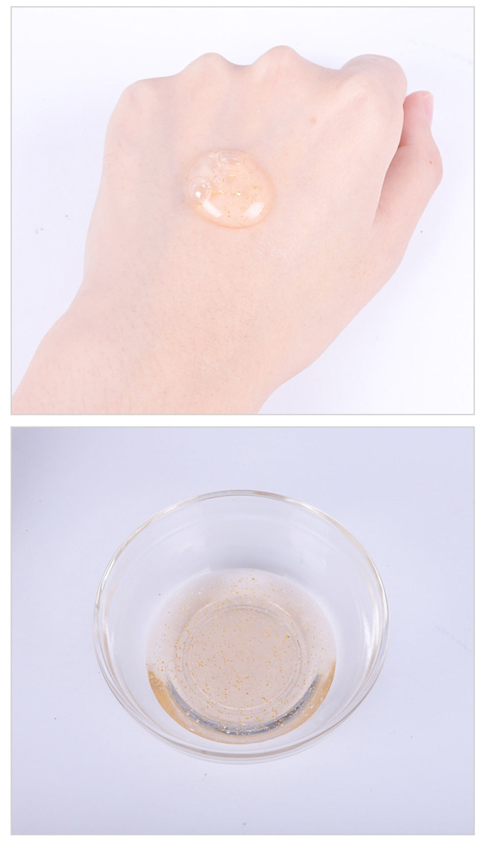 Skincare Product 24K Gold Niacinamide Face Serum Anti Aging Hyaluronic Acid for Face Shrinks Pores Korean Skin Care Products