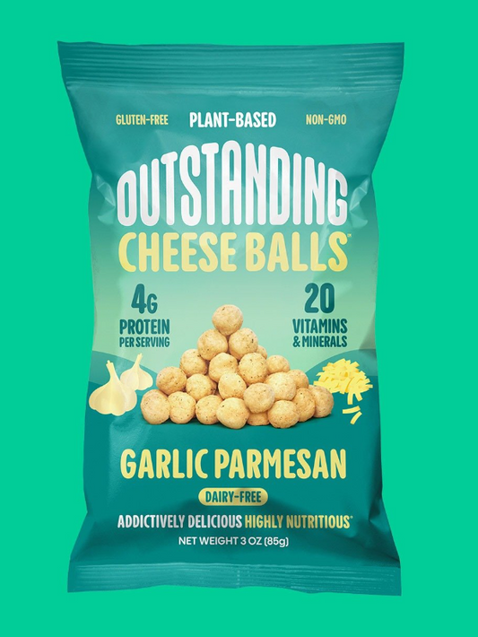 Outstanding Foods Garlic Cheese Balls (Pack of 8 - 3 Oz)