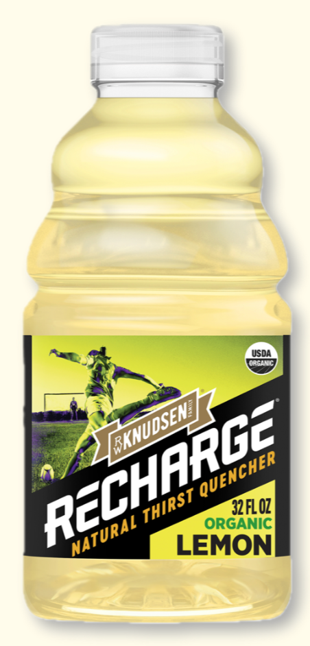R.W. Knudsen Organic Lemon Juice, Recharge, 32 Fl. Oz., Pack of 6