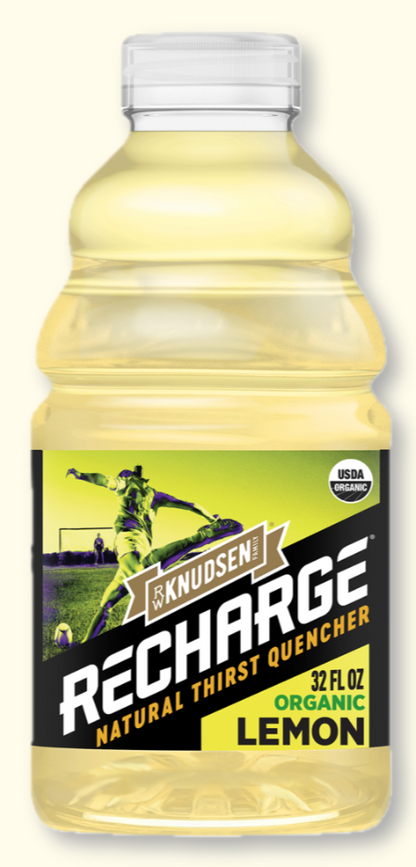 R.W. Knudsen Organic Lemon Juice, Recharge, 32 Fl. Oz., Pack of 6