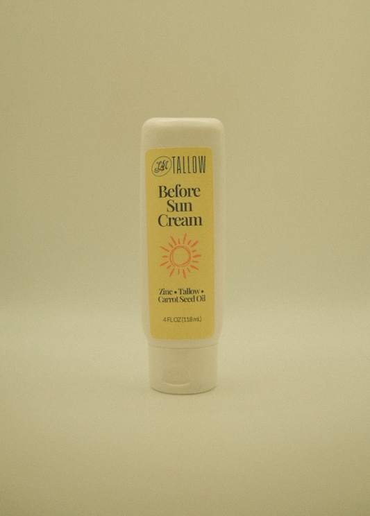 Tallow Before Sun Cream | Beef Tallow Non-Nano Zinc Oxide and Botanical Oils