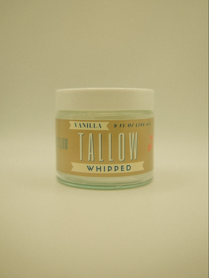 Whipped Tallow Trio - 9oz - Lavender, Vanilla, Eucalyptus Premium Quality All Natural Gift Box by The Lady May