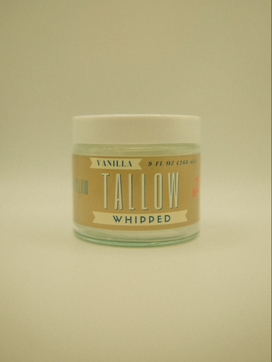 Whipped Tallow Trio - 9oz - Lavender, Vanilla, Eucalyptus Premium Quality All Natural Gift Box by The Lady May