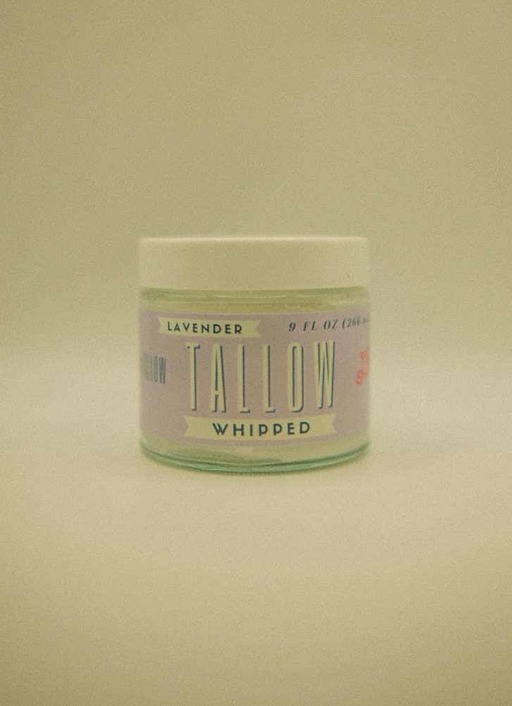 Whipped Tallow Trio - 9oz - Lavender, Vanilla, Eucalyptus Premium Quality All Natural Gift Box by The Lady May