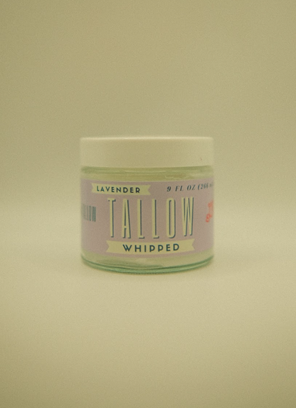 Whipped Tallow Trio - 9oz - Lavender, Vanilla, Eucalyptus Premium Quality All Natural Gift Box by The Lady May