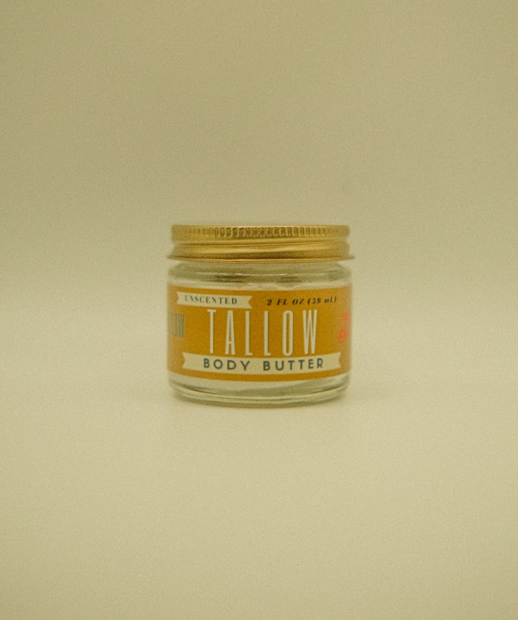 Unscented Tallow Body Butter | Natural Beef Tallow Body Butter