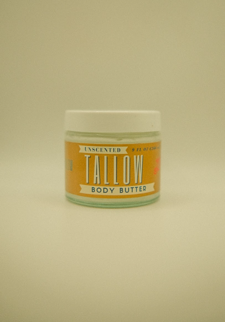 Unscented Tallow Body Butter | Natural Beef Tallow Body Butter