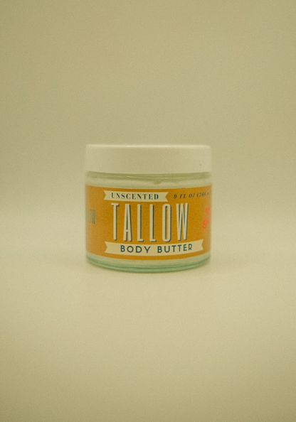 Unscented Tallow Body Butter | Natural Beef Tallow Body Butter