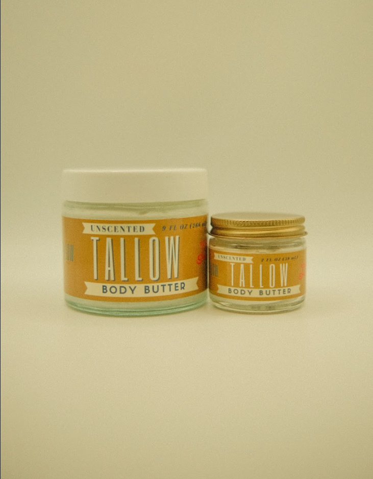 Unscented Tallow Body Butter | Natural Beef Tallow Body Butter