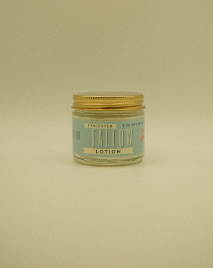 Unscented Tallow Lotion | All-Natural Beef Tallow Moisturizer