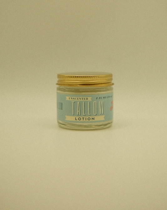 Unscented Tallow Lotion | All-Natural Beef Tallow Moisturizer