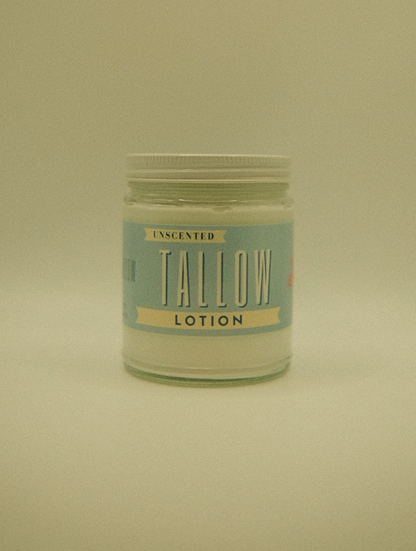 Unscented Tallow Lotion | All-Natural Beef Tallow Moisturizer