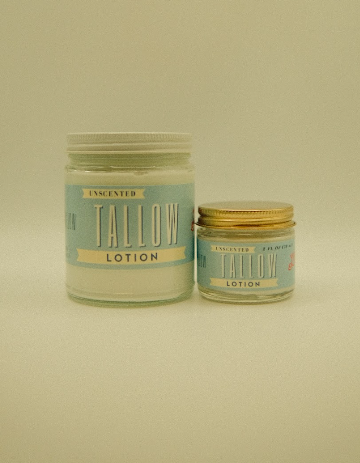 Unscented Tallow Lotion | All-Natural Beef Tallow Moisturizer