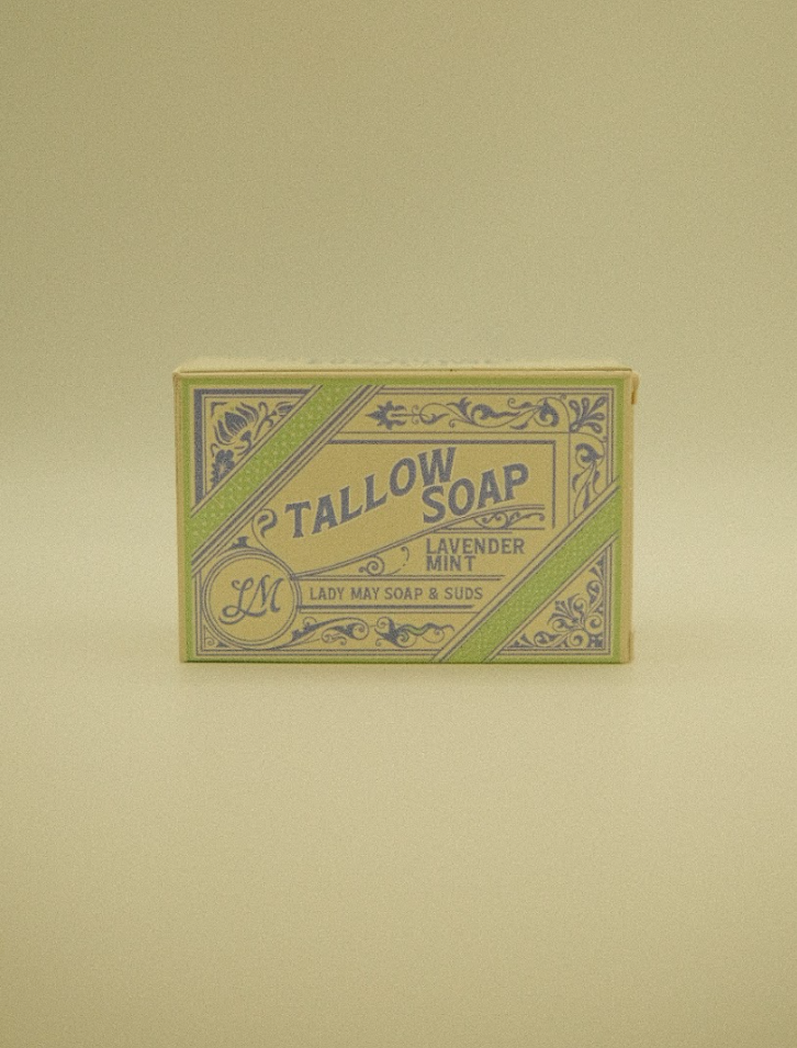 All-Natural Tallow Soap – Lavender Mint & Unscented | Non-Toxic Bar Soap With Tallow