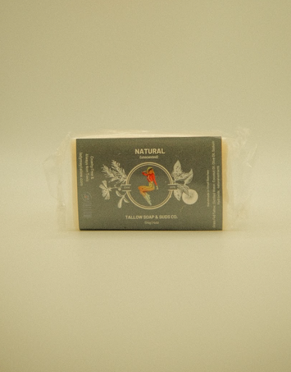 All-Natural Tallow Soap – Lavender Mint & Unscented | Non-Toxic Bar Soap With Tallow