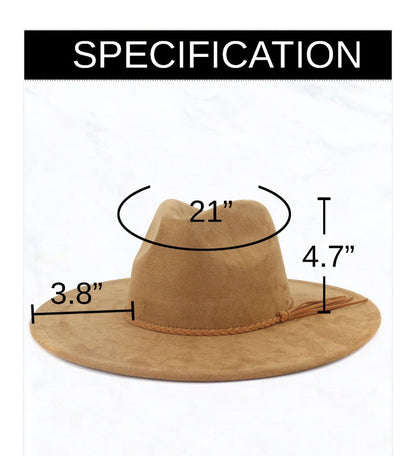 Boho Western Wedding Floral & Feather Bridal Hat in Tan 984k