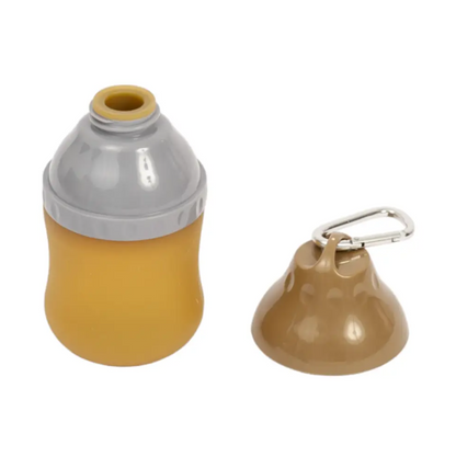 Silicone Travel Water Bottle for Dogs – Leak-Proof, Portable & Collapsible – Green/16oz