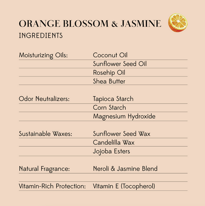 Orange Blossom & Jasmine Whole Body Stick Deo