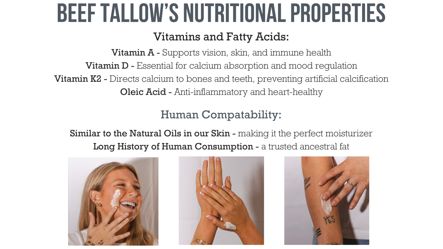 6 pack Travel Tallow All-Natural Skincare Premium Quality All Natural Gift Box by The Lady May