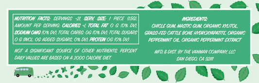*New* VanMan's Remineralizing Chewing Gum