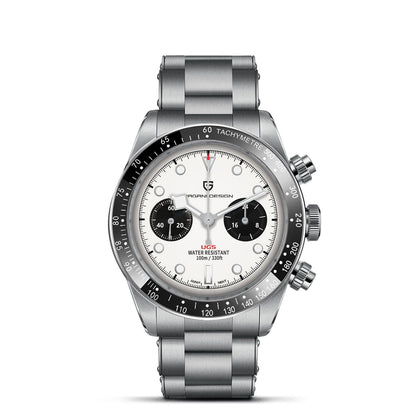 Elevate Your Style: Unveiling the 2023 New BB Panda Retro Sport Chronograph Luxury Quartz Watch for Men with Sapphire Mirror and 10Bar Waterproof Design