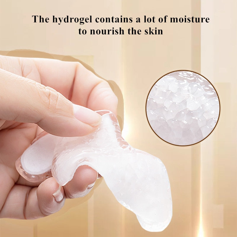 Ilisya Anti-Wrinkle Overnight Firming Eye Mask Ginseng Polypetide Hydrogel Moisturizing nasolabial folds Eye Patch 5 Pairs