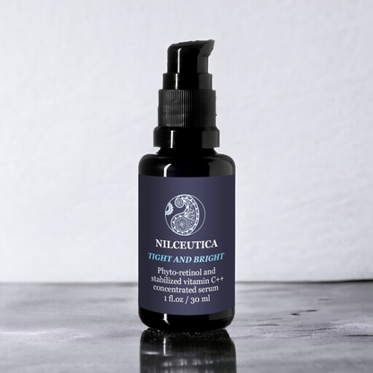 TIGHT AND BRIGHT, an Advanced Gentle Phyto-Retinol and Vitamin C Serum, 12 Innovative Technologies, 55% High-Performance Cosmeceuticals