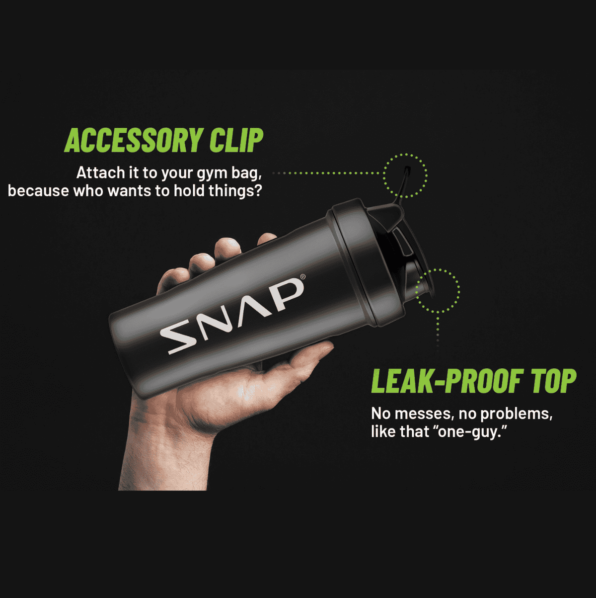 Large SNAP Shaker (26oz)